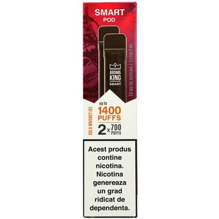 Set rezerve Aroma KING 2 x Smart POD Cola Whiskey Ice 20 mg