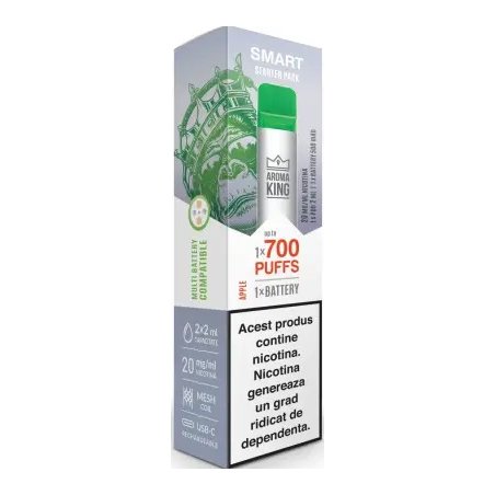 Tigara Electronica Aroma KING Smart Starter Pack Apple 20 mg