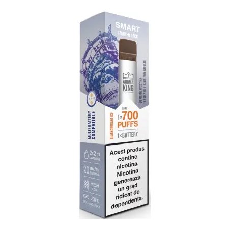 Tigara Electronica Aroma KING Smart Starter Pack Blackcurrant Ice 20 mg