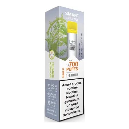 Tigara Electronica Aroma KING Smart Starter Pack Banana Ice 20 mg