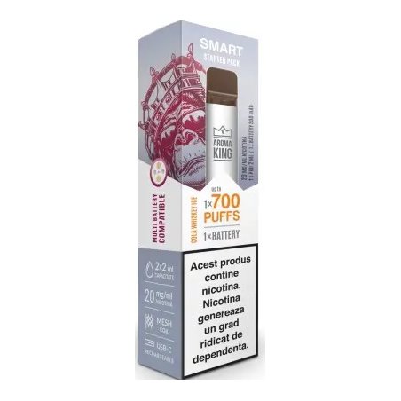 Tigara Electronica Aroma KING Smart Starter Pack Cola Whiskey Ice 20 mg