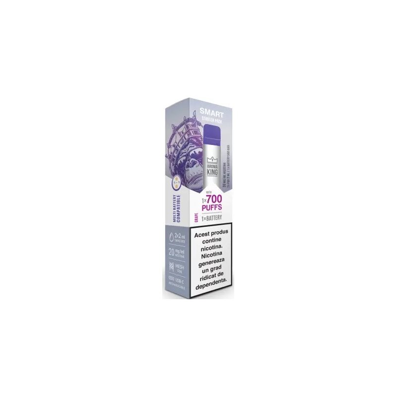 Tigara Electronica Aroma KING Smart Starter Pack Grape 20 mg