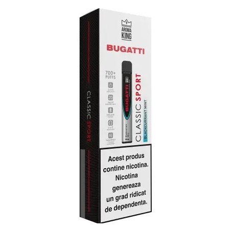 Tigara Electronica Aroma KING Bugatti Classic Sport Blackcurrant Mint 20 mg