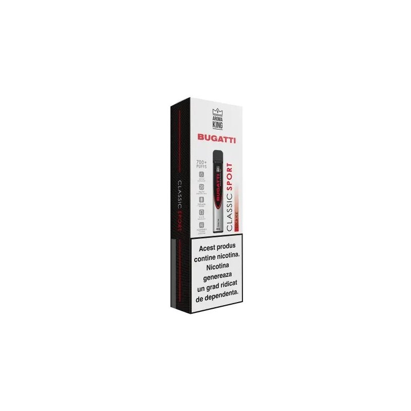 Tigara Electronica Aroma KING Bugatti Classic Sport Cola Ice 20 mg