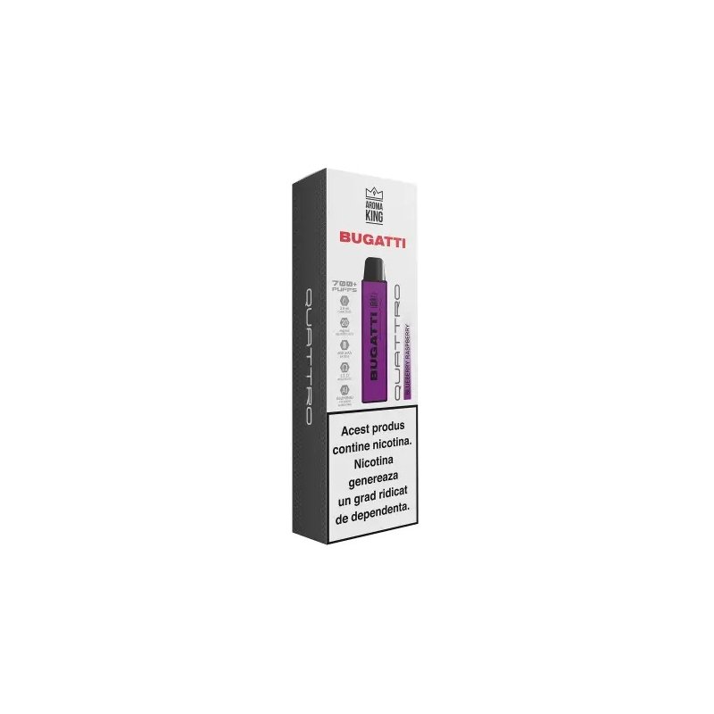Tigara Electronica Aroma KING Bugatti Quattro Blueberry Raspberry 20 mg