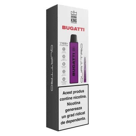 Tigara Electronica Aroma KING Bugatti Quattro Blueberry Raspberry 20 mg