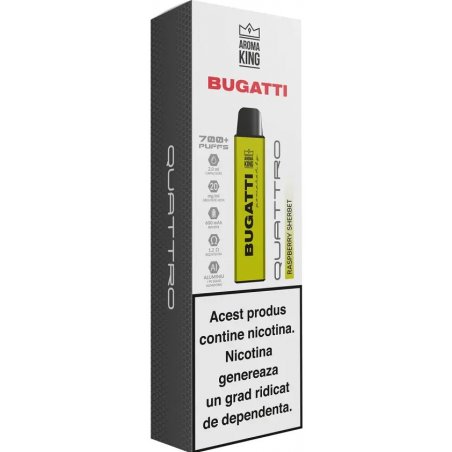 Tigara Electronica Aroma KING Bugatti Quattro Raspberry Sherbet 20 mg