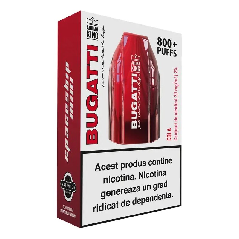 Tigara Electronica Aroma KING Bugatti Spaceship Mini Cola 20 mg