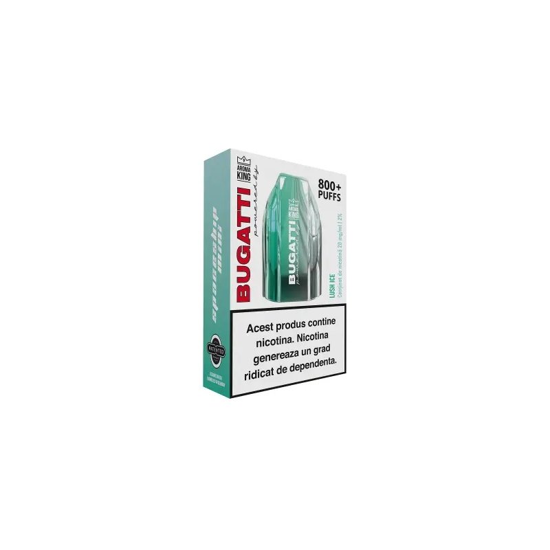 Tigara Electronica Aroma KING Bugatti Spaceship Mini Lush Ice 20 mg