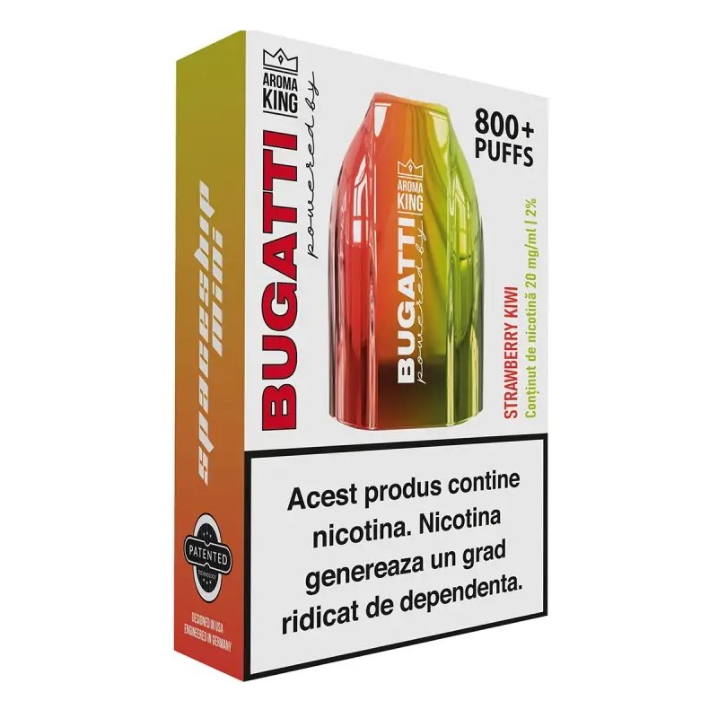 Tigara Electronica Aroma KING Bugatti Spaceship Mini Strawberry Kiwi 20 mg