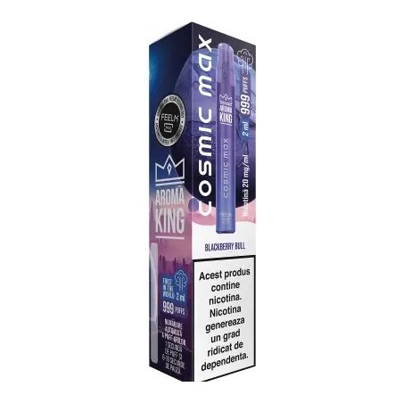 Tigara Electronica Aroma KING Cosmic Max Blackberry Bull 20 mg