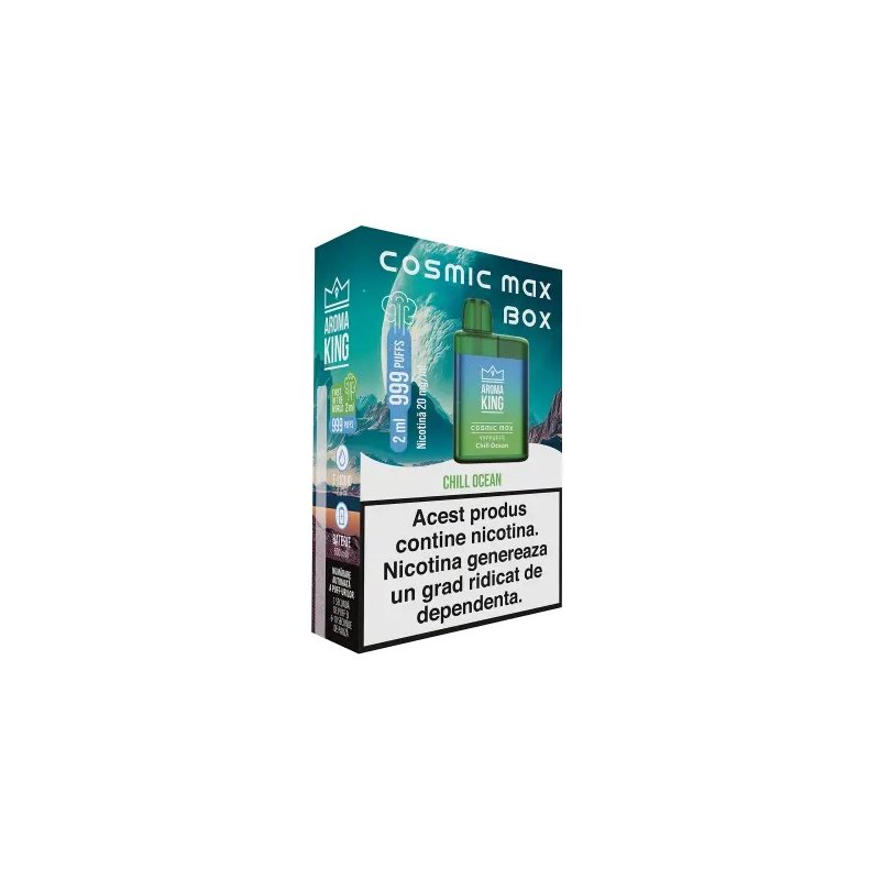 Tigara Electronica Aroma KING Cosmic Max Box Chill Ocean 20 mg