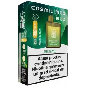 Tigara Electronica Aroma KING Cosmic Max Box Green Apple 20 mg