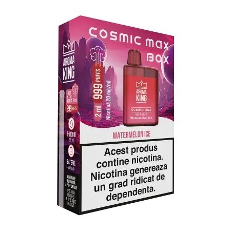 Tigara Electronica Aroma KING Cosmic Max Box Watermelon Ice 20 mg