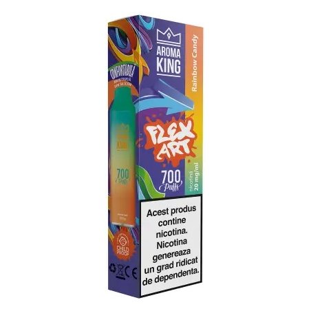 Tigara Electronica Aroma KING Flex Art Rainbow Candy 20 mg