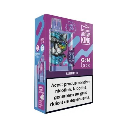 Tigara Electronica Aroma KING GeM Box Blueberry Ice 20 mg