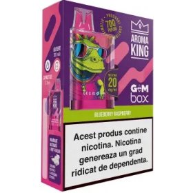 Tigara Electronica Aroma KING GeM Box Blueberry Raspberry 20 mg