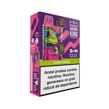 Tigara Electronica Aroma KING GeM Box Blueberry Raspberry 20 mg