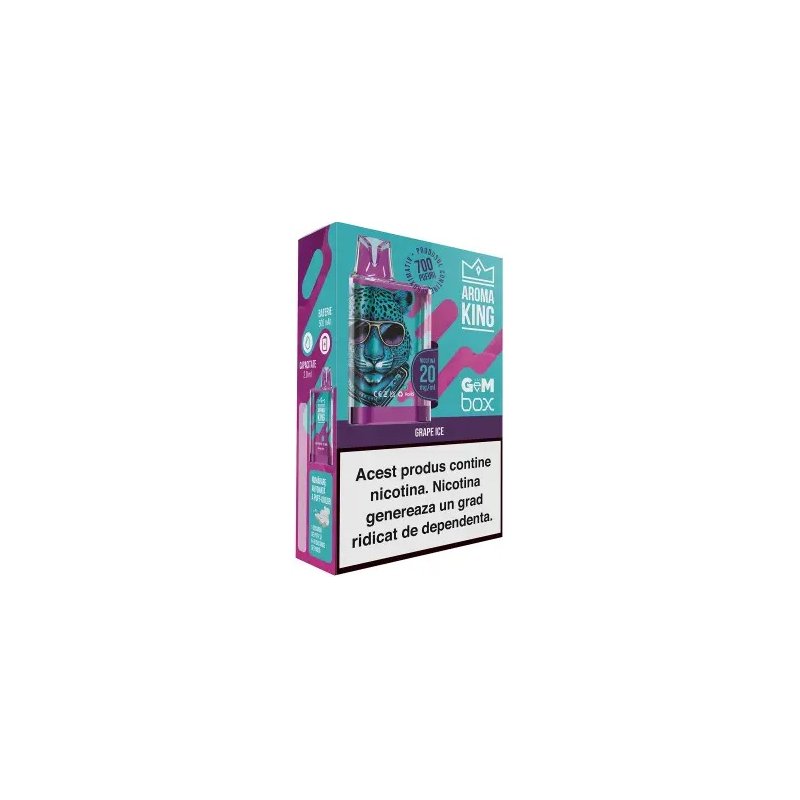 Tigara Electronica Aroma KING GeM Box Grape Ice 20 mg