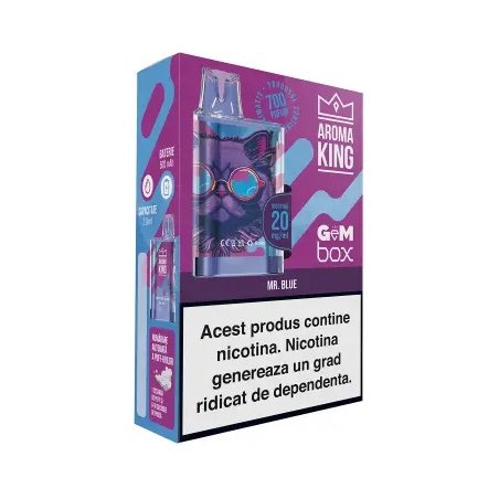 Tigara Electronica Aroma KING GeM Box MR Blue 20 mg