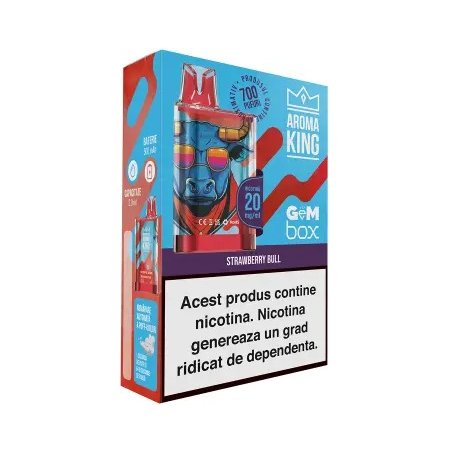 Tigara Electronica Aroma KING GeM Box Strawberry Bull 20 mg