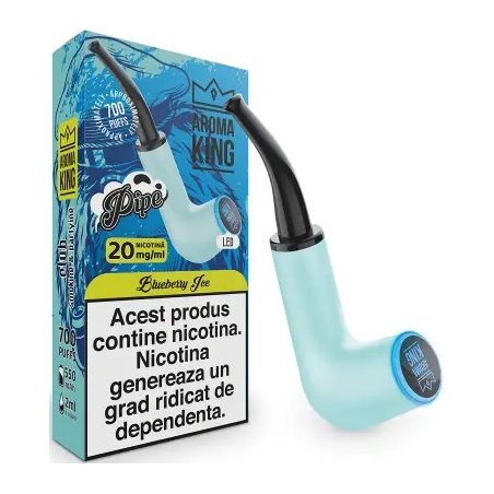 Tigara Electronica Aroma KING PIPE Colorfull Neon Blueberry Ice 20 mg