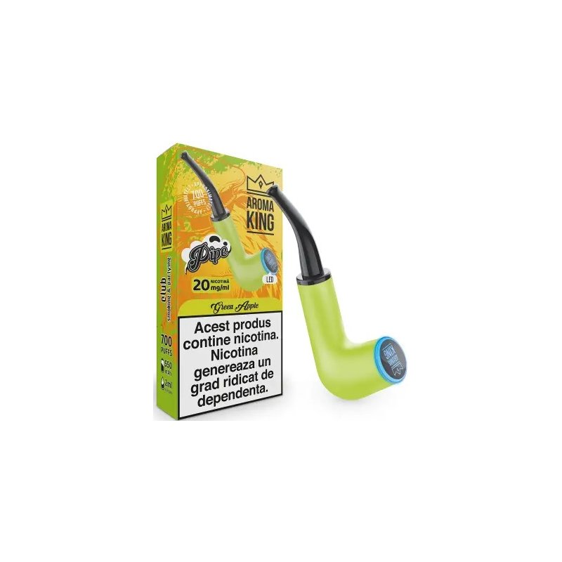 Tigara Electronica Aroma KING PIPE Colorfull Neon Green Apple 20 mg