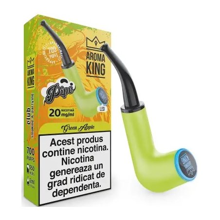 Tigara Electronica Aroma KING PIPE Colorfull Neon Green Apple 20 mg