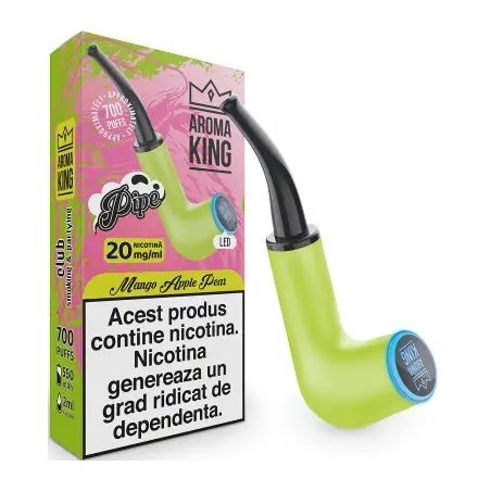 Tigara Electronica Aroma KING PIPE Colorfull Neon Mango Apple Pear 20 mg