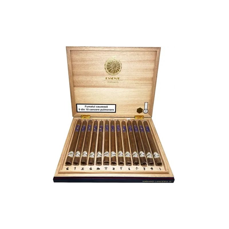 Trabucuri Essenze Cigars Zodiaco Habano Lancero BOX (13)