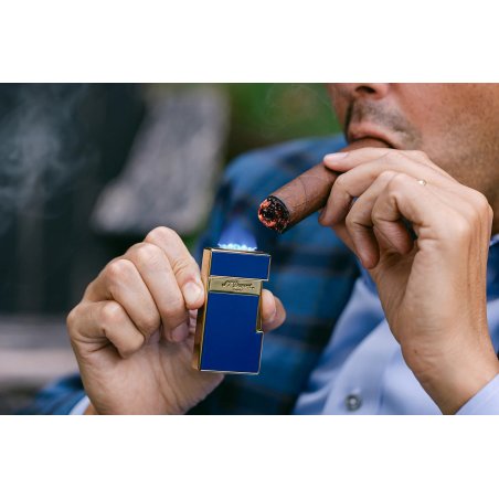 Bricheta S.T. Dupont Biggy Indigo Blue D025005 cel mai bun pret