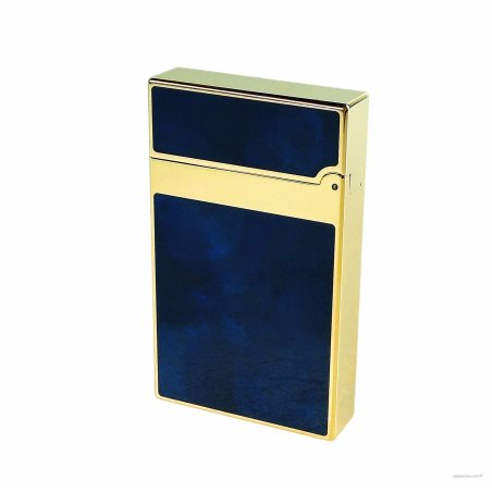 Bricheta S.T. Dupont Ligne 2 Atelier Blue Lacquer Yellow Gold 016134