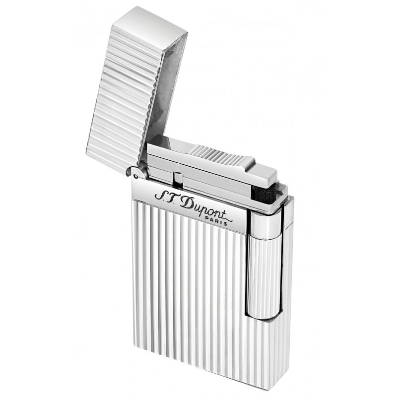 Bricheta S.T. Dupont Ligne 2 Silver Montparnasse Vertical Lines 016817