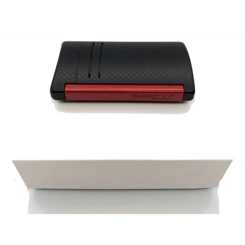 Bricheta S.T. Dupont MaxiJet Matte Black and Red
