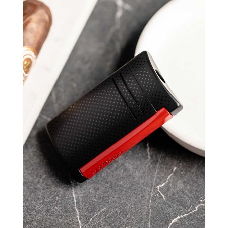 Bricheta S.T. Dupont MaxiJet Matte Black and Red