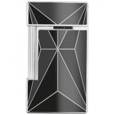 Bricheta S.T. Dupont Slimmy Black And Chrome D028070