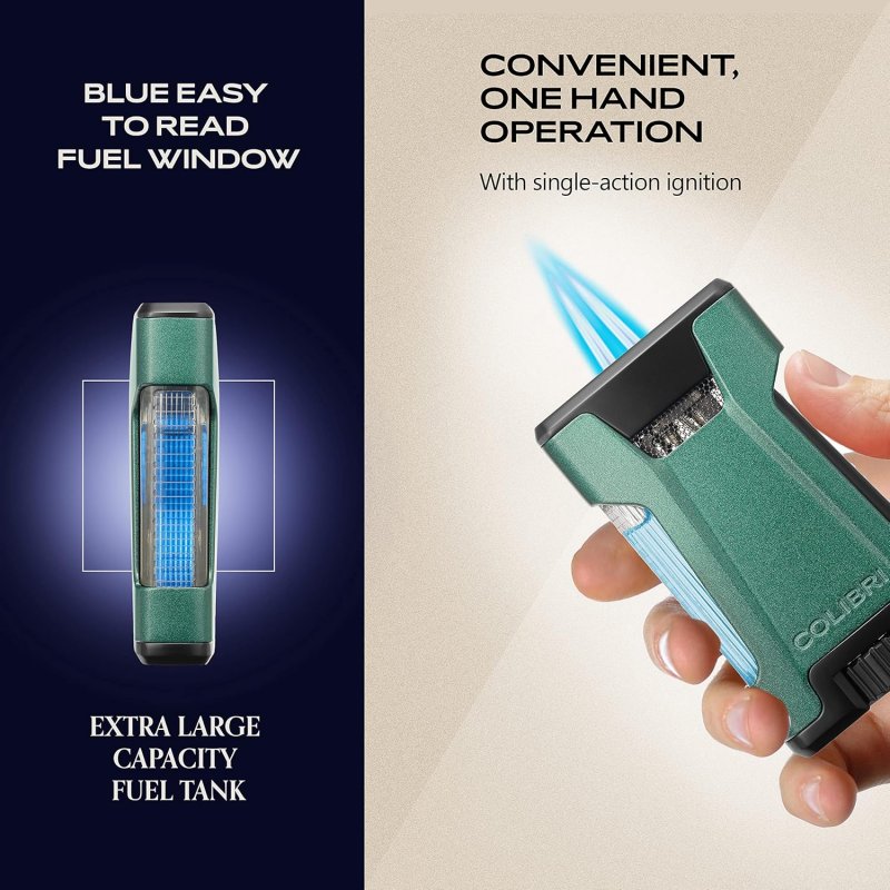 Bricheta Colibri Rebel Green Double Flame reduceri