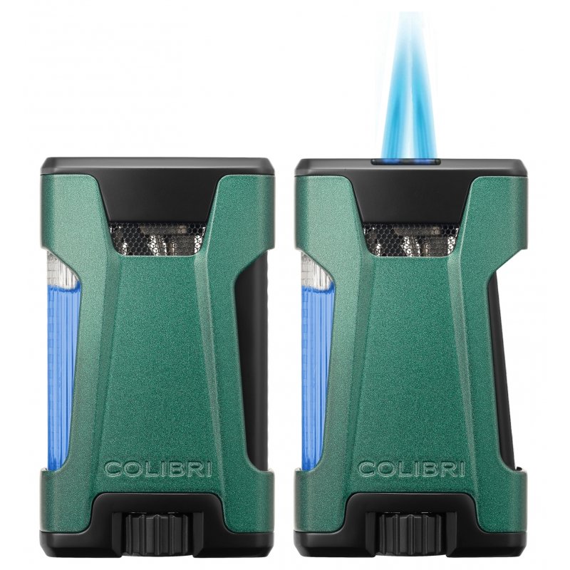 Bricheta Colibri Rebel Green Double Flame