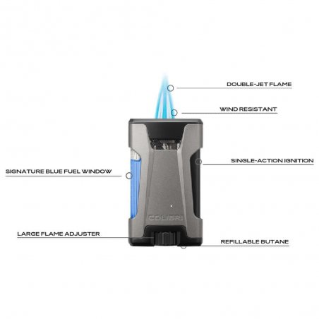 Bricheta Colibri Rebel Gunmetal CBLI650T12