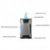 Bricheta Colibri Rebel Gunmetal CBLI650T12