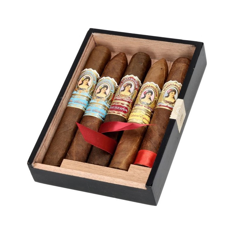Trabucuri La Aroma del Caribe 5 Cigars Assortment (5) cadou