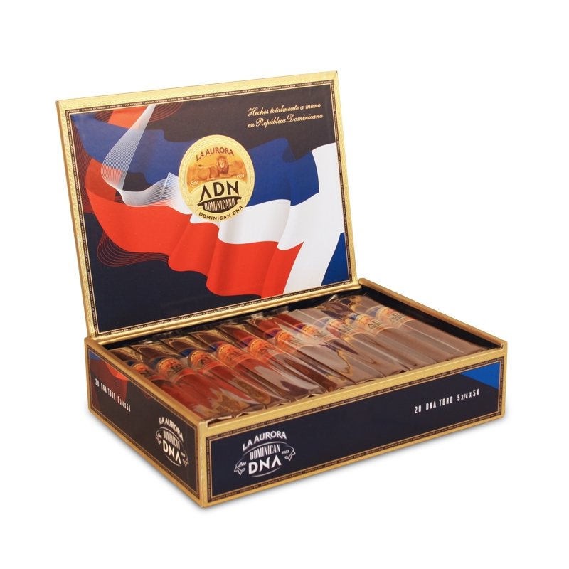 Trabucuri La Aurora ADN Dominicano Toro 20