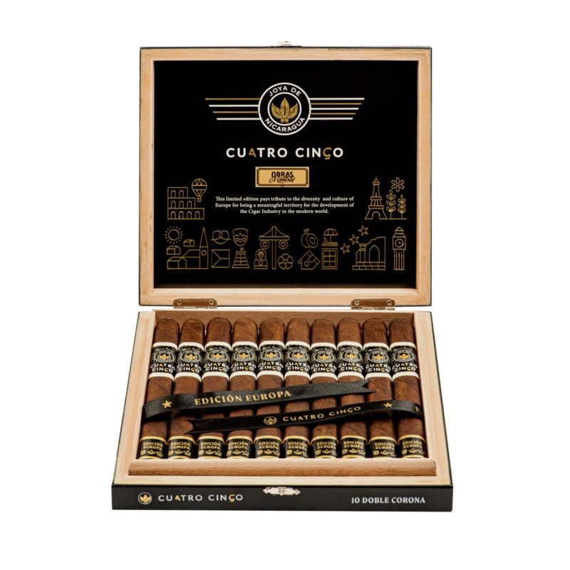 Trabucuri Joya De Nicaragua Cuatro Cinco Reserva Especial Edicion Europa Doble Corona 10