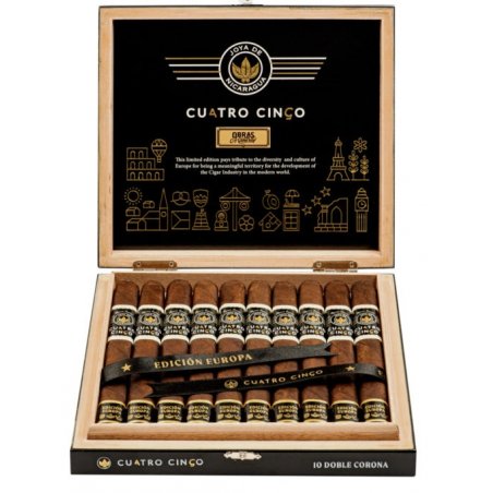 Trabucuri Joya De Nicaragua Cuatro Cinco Reserva Especial Edicion Europa Doble Corona 10
