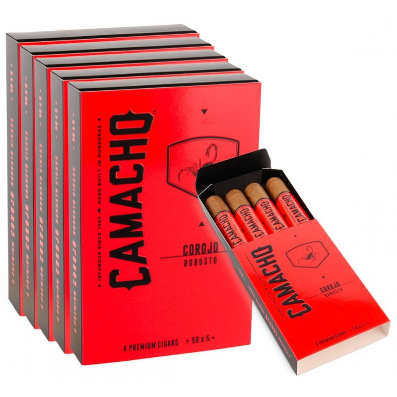 Trabucuri Camacho Corojo Robusto Pack 20 cel mai bun pret