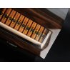 Umidor trabucuri SH1309W Wooden Luxury Walnut Glass