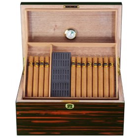 Umidor trabucuri Wooden Brown Cherry (100)