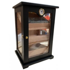 Umidor trabucuri Cabinet Wooden Black 150 CT