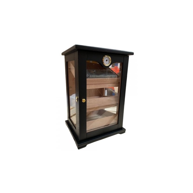 Umidor trabucuri Cabinet Wooden Black 150 CT