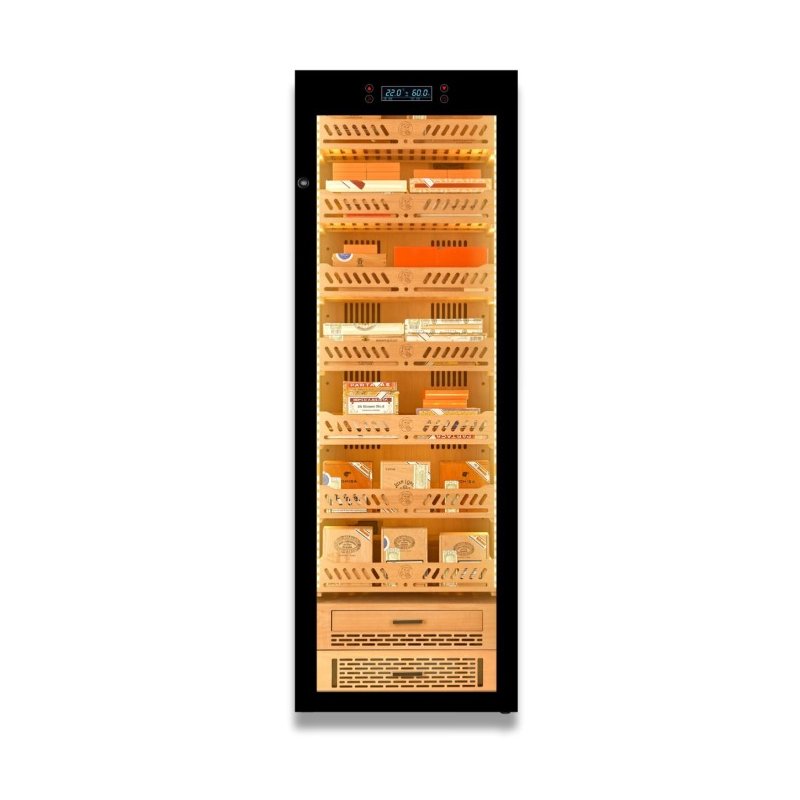 Humidor Trabucuri Electric Yohtron Premium Black Yc-448